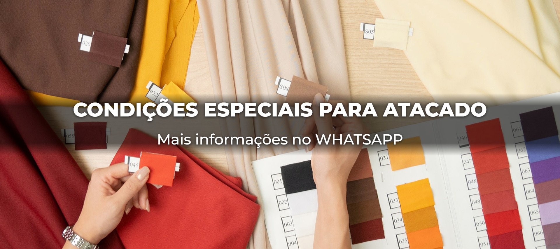 Desconto na Meia malha e Milano no Atacado